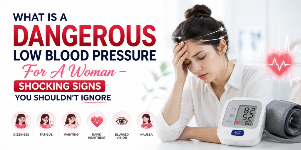 What Is A Dangerous Low Blood Pressure For A Woman
