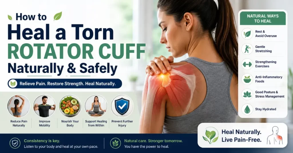 How to Heal a Torn Rotator Cuff Naturally