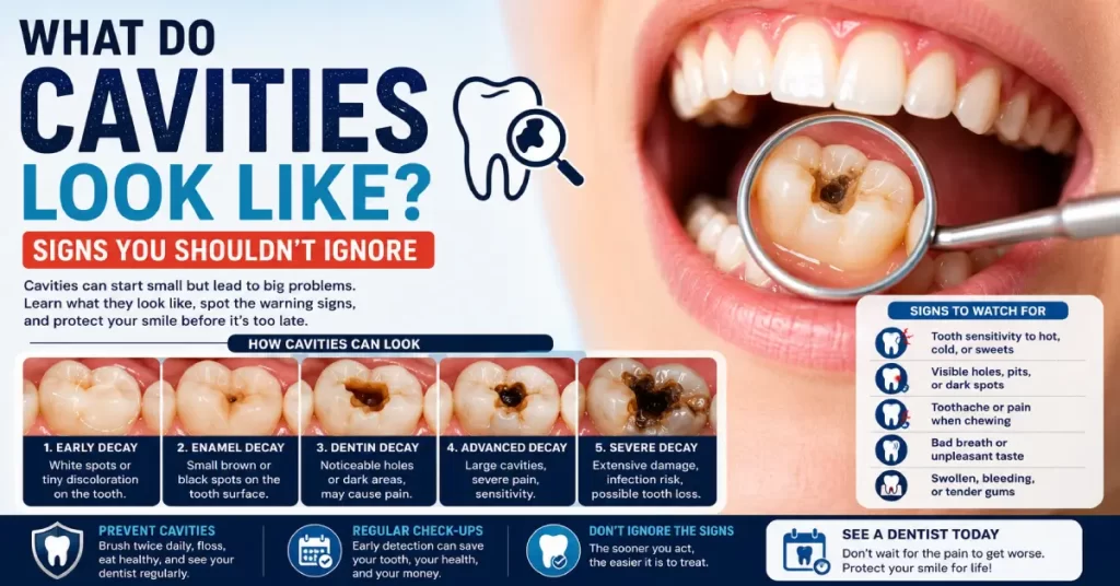 what do cavities look like